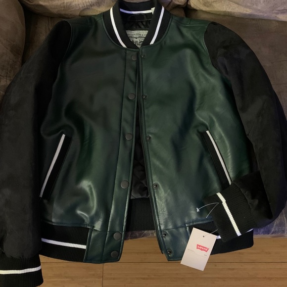 Levi’s Faux Leather Bomber Jacket